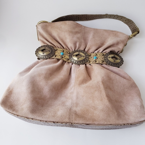 Vintage Kathy Van Zeeland Tan Shoulder Bag - Picture 4 of 16